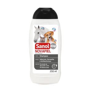 Shampoo Sanol Novapiel Cães e Gatos - 250ml